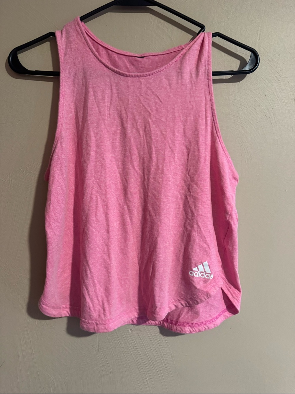 adidas Women’s Heather Pink Athletic Tank